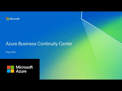 Capabilities in Azure Business Continuity Center