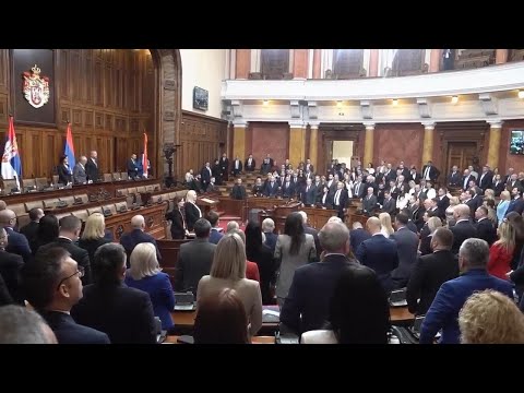 New Serbian parliament inaugurated despite reports of election rigging and other irregularities
