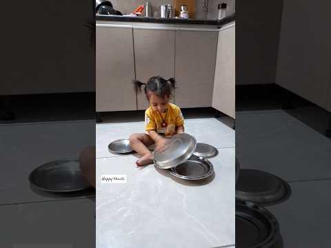 बर्तन साफ #tranding #cutebaby #cute #babygirl #gharkilaxmi #funny #comedy #happykhushi