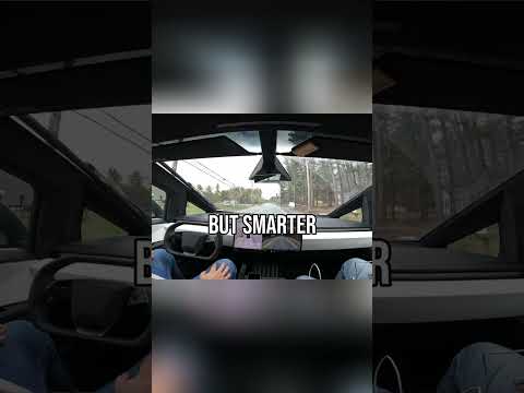 Cybertruck's NEW Software: Is Parking Smarter? #shorts