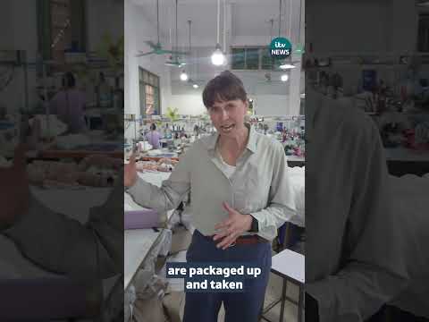 ITV News' Debi Edward visited workshops in China producing clothes for Shein #itvnews #shein