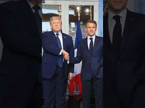 Trump, Macron Meet on Sidelines of G7 in France