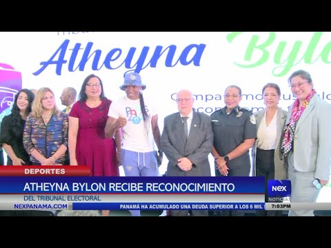 Atheyna Bylon recibe reconocimiento del Tribunal Electoral