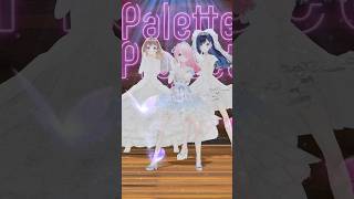 右肩の蝶ダンス、トリプル ໒꒱⋆ #江波キョウカ #暁月クララ #七海ロナ #vtuber #shorts