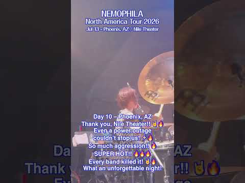NEMOPHILA North America Tour 2026 Thank You Phoenix❤️ #nemophila