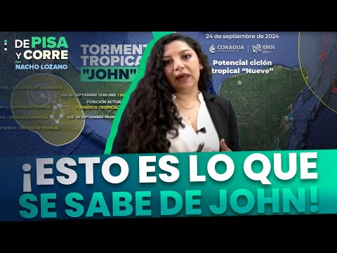 Esto es lo que se sabe de la tormenta tropical “John”