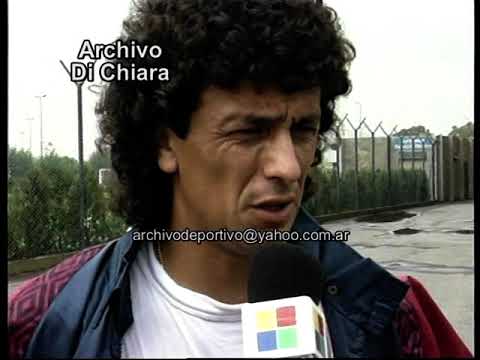 Entrenamiento de San Lorenzo con Beto Carranza Nestor Gorosito y Carlos Aimar 1996 UG-3763 DiFilm