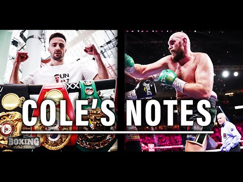 Boxing 🥊 COLE'S NOTES: Taylor vs. Catterall, Fury vs. Whyte & More | Preview | BOXING WORLD WEEKLY