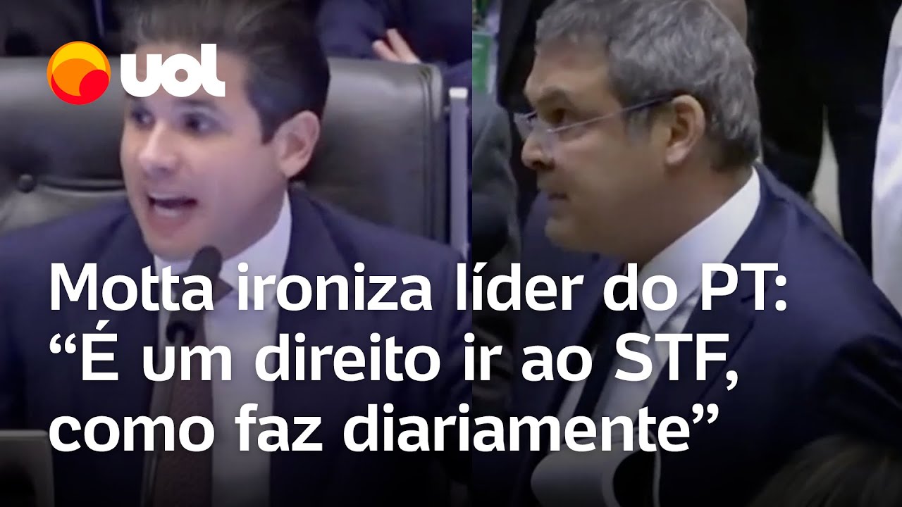 Motta ironiza líder do PT É um direito ir ao Supremo como faz quase que diariamente