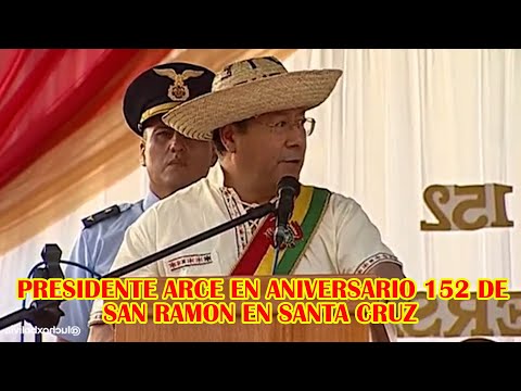 PRESIDENTE ARCE ANUNCIO LA CONSTRUCCIÓN DE UNIDAD EDUCATIVA EN MUNICIPIO DE SAN RAMON...