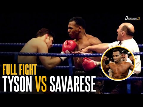 BIZARRE moment Mike Tyson KEEPS FIGHTING after KNOCKING OUT Lou Savarese! 🤯 FULL FIGHT