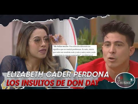 ELIZABETH CADER PERDONÓ a DON DAY por haberla INSULT4DO