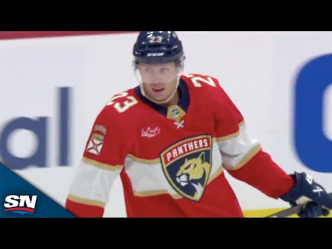 Panthers’ Verhaeghe Taps In Beautiful Backdoor Feed From Barkov