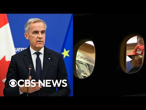 Canada's Carney embraces EU associate member plan; Trump seen with "Kennedy Center Demolished" sign