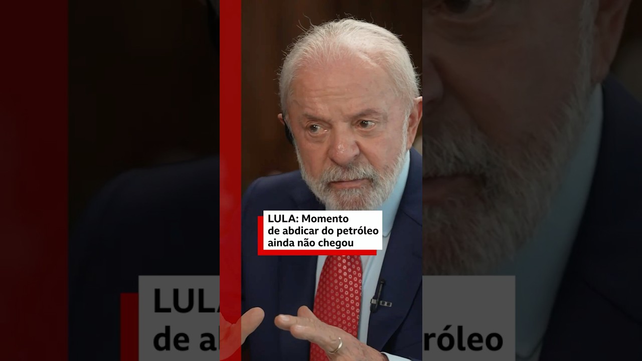 🛢️🌫️ Lula sobre abandonar combustível fóssil Esse momento ainda não chegou