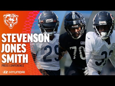 Stevenson, Jones, and Smith on preparing for Bills game | Chicago Bears video clip