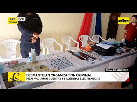 Operativo Guyrah?: criminales vaciaban cuentas desde la cárcel de San Pedro