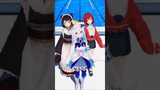 【にじさんじMMD】さんばか「Ba ra bam」#にじさんじ #アンジュカトリーナ #リゼヘルエスタ #戌亥とこ #shorts