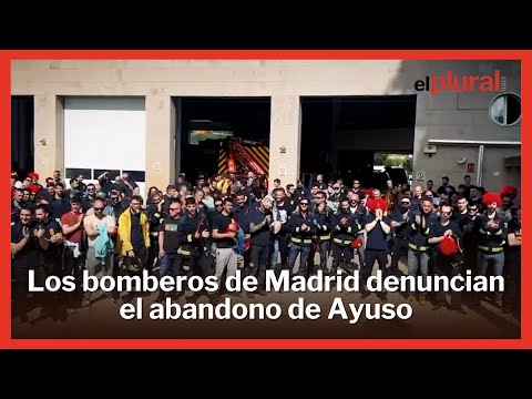 Bomberos de Madrid denuncian el abandono de Ayuso: Si el incendio de Valencia pasa aquí...