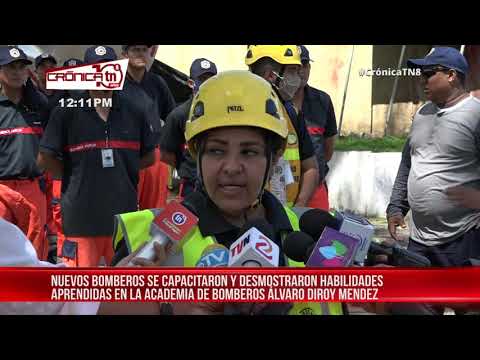 47 nuevos bomberos al servicio de la población nicaragüense