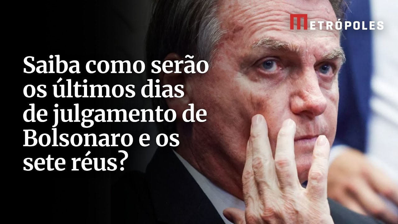 Saiba como serão os últimos dias de julgamento de Bolsonaro e os sete réus