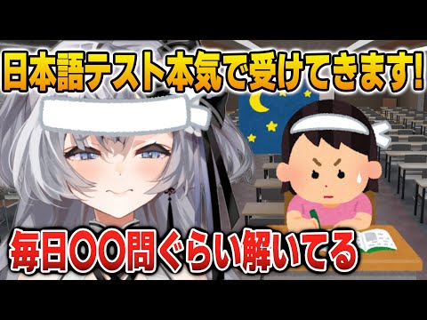 日本語試験に本気で受かるため日々の猛勉強が凄まじいゼータ【英語解説】【日英両字幕】