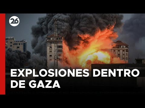MEDIO ORIENTE | Explosiones continuas dentro de Gaza