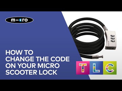 How to change the code on your Micro Scooter lock