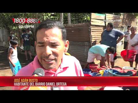 Cisternas con agua garantizan abastecimiento en barrios de Managua - Nicaragua