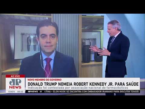 Trump nomeia Robert Kennedy Jr. para saúde; Cristiano Vilela comenta