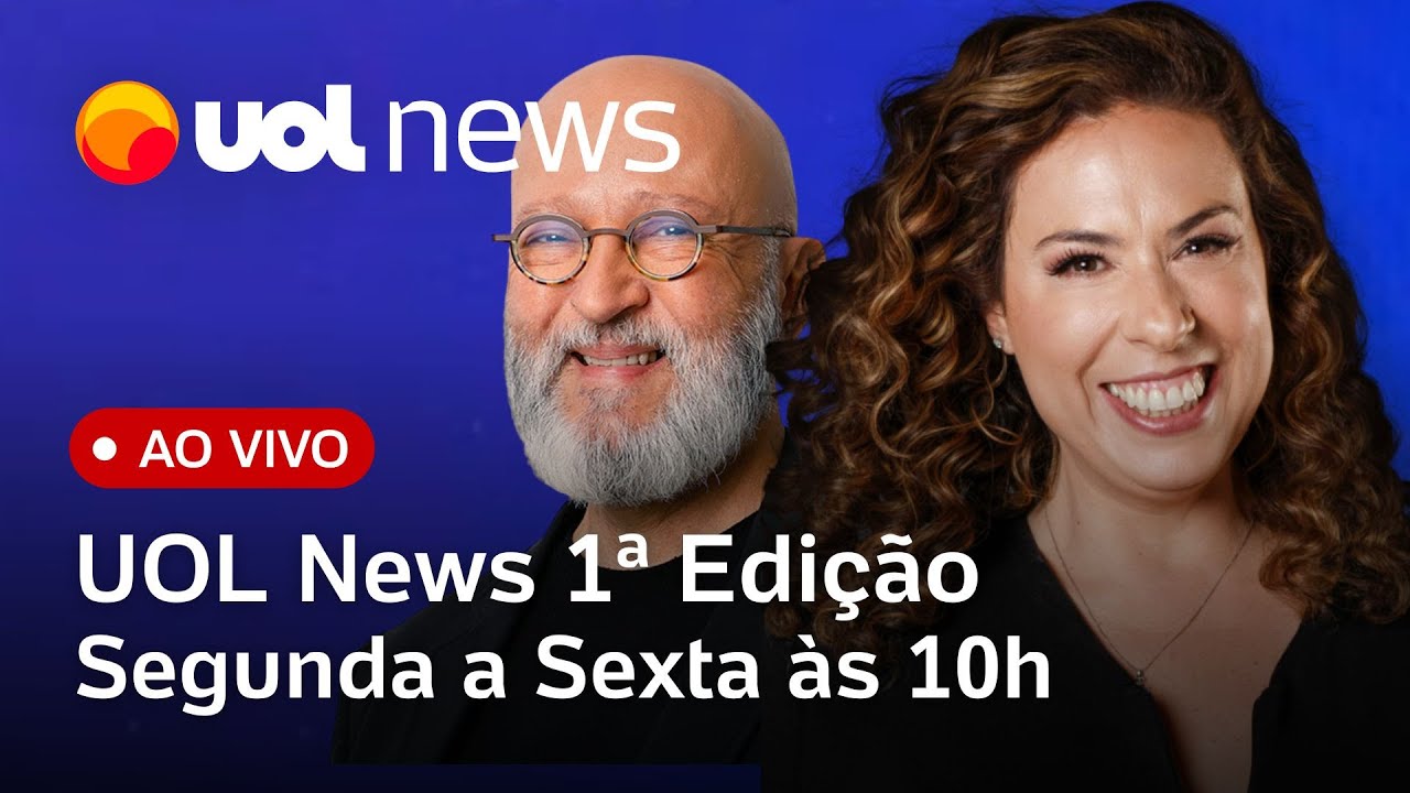 Manifestação contra PEC da Blindagem e anistia UOL News 1ª Edição com Fabíola Cidral e Josias 2209