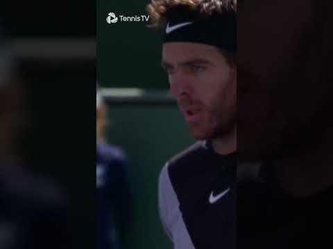 Del Potro Brilliance Against Federer in Indian Wells! 🔥