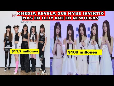 KMEDIA informan sobre la enorme diferencia en las inversiones de HYBE a ILLIT y NewJeans