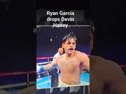 Devin Haney gets dropped by Ryan Garcia