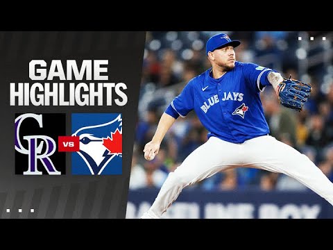 Rockies vs. Blue Jays Game Highlights (4/13/24) | MLB Highlights