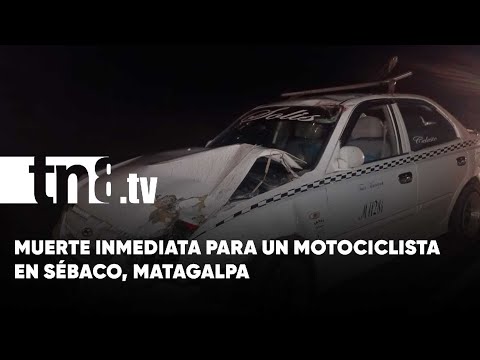 Un fallecido en accidente de tránsito en la carretera Managua, Matagalpa - Nicaragua
