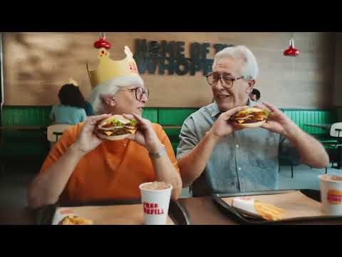 Burger King celebra su 70° aniversario con ardientes imágenes protagonizadas por clientes de 70 años