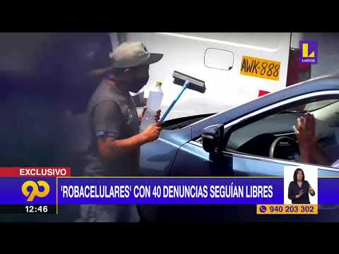 ? Robacelulares con 40 denuncias seguían libres | Latina Noticias