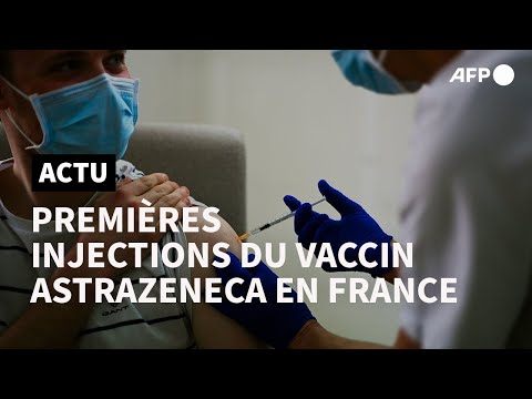 Premières injections du vaccin AstraZeneca en France | AFP