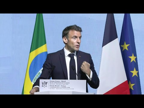 L'accord UE-Mercosur est très mauvais, bâtissons un nouvel accord, dit Macron au Brésil | AFP