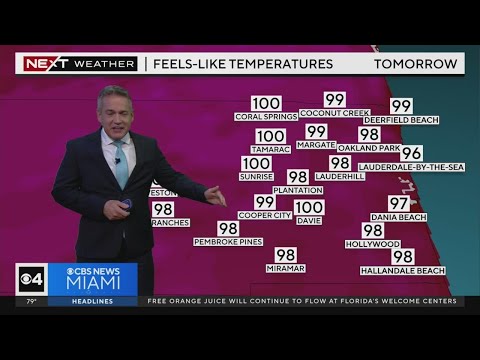 Miami weather for Thursday 5/9/24 11PM