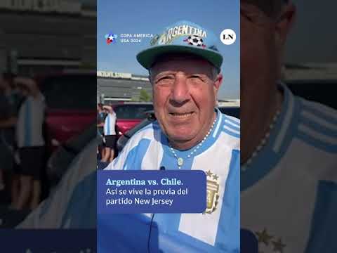 Asado y DJ: así se vive la previa de Argentina vs. Chile