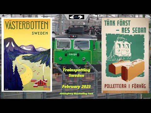 Trainspotting Sweden - February 2023 - Helsingborg Marshalling Yard