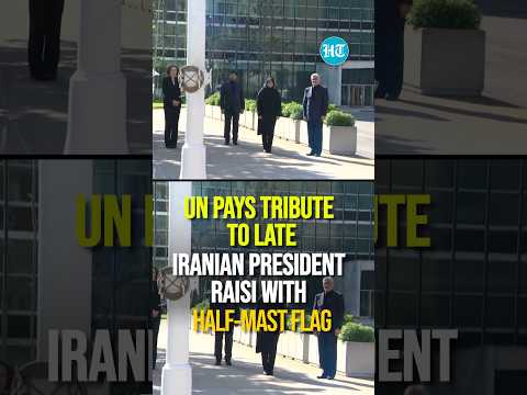 UN Pays Tribute To Late Iranian President Raisi With Half-Mast Flag