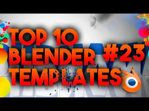 Top 10 Best Blender 3D Intro Templates #23 – FREE DOWNLOADS