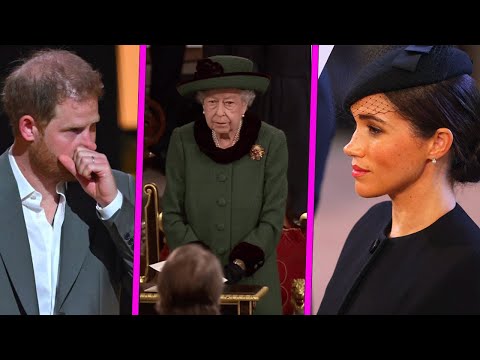 Harry et Meghan : Les propos bouleversants d'Elizabeth II apre?s l'annonce de leur de?part