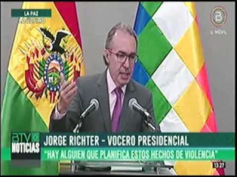 09112022   JORGE RICHTER   COMITE CRUCEÑO ABANDONO LA MESA DE TRABAJO EN SANTA CRUZ   BOLIVIA TV