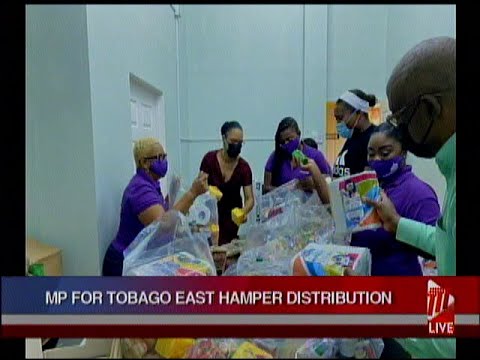 Tobago East MP Distributes Hampers