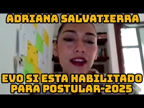 ADRIANA SALVATIERRA DICE NO HAY TRANSFORMACIONES ECONOMICA EN BOLIVIA