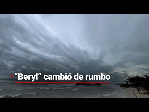 “Beryl” volverá a impactar México y podría volver a intensificarse; así toco tierra en Quintana Roo